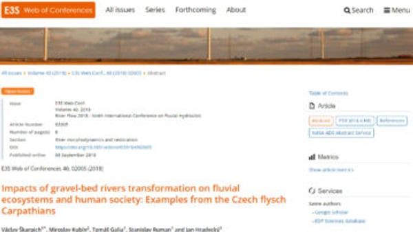 Obnova přehrady a břehových porostů